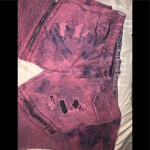 Rock revival moto jeans